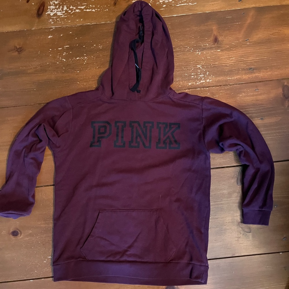 PINK -Maroon sweatshirt